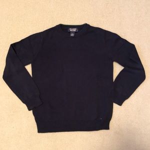 Class Club Crewneck Sweater in Dark Blue